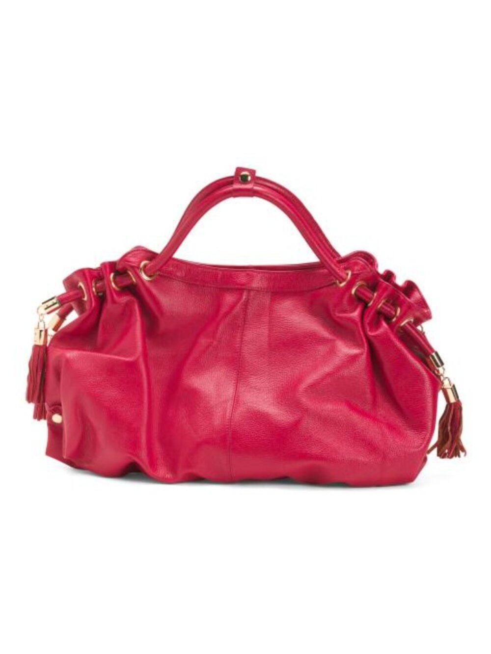 AMERILEATHER Leather Musette Tote Bag